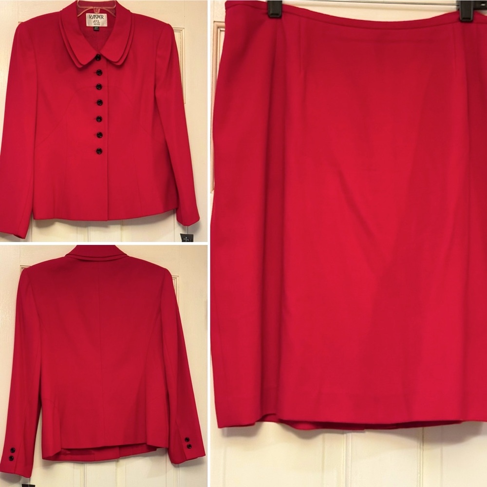 Kasper Red Suit